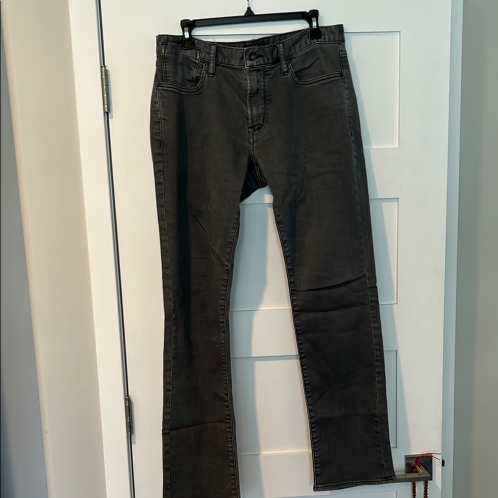 John Varvatos Charcoal Jeans size 32. Bowery slim straight fit. Worn twice